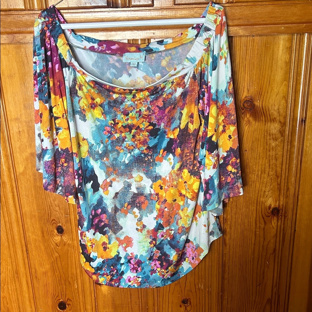 Veronica M Colorful Floral top